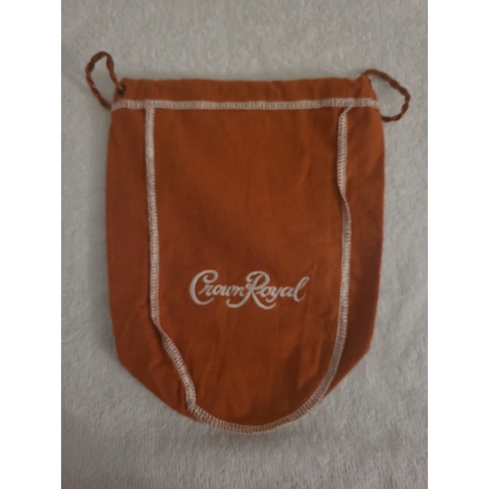 CROWN ROYAL ORIGINAL FABRIC SALTED CARAMEL BAG‎ WITH DRAW STRING